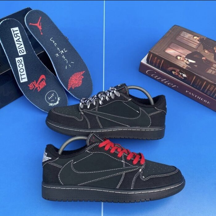 Jordan 1 Low Travis Scott Phantom Black