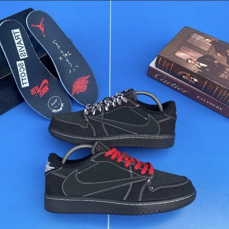 Jordan 1 Low Travis Scott Phantom Black