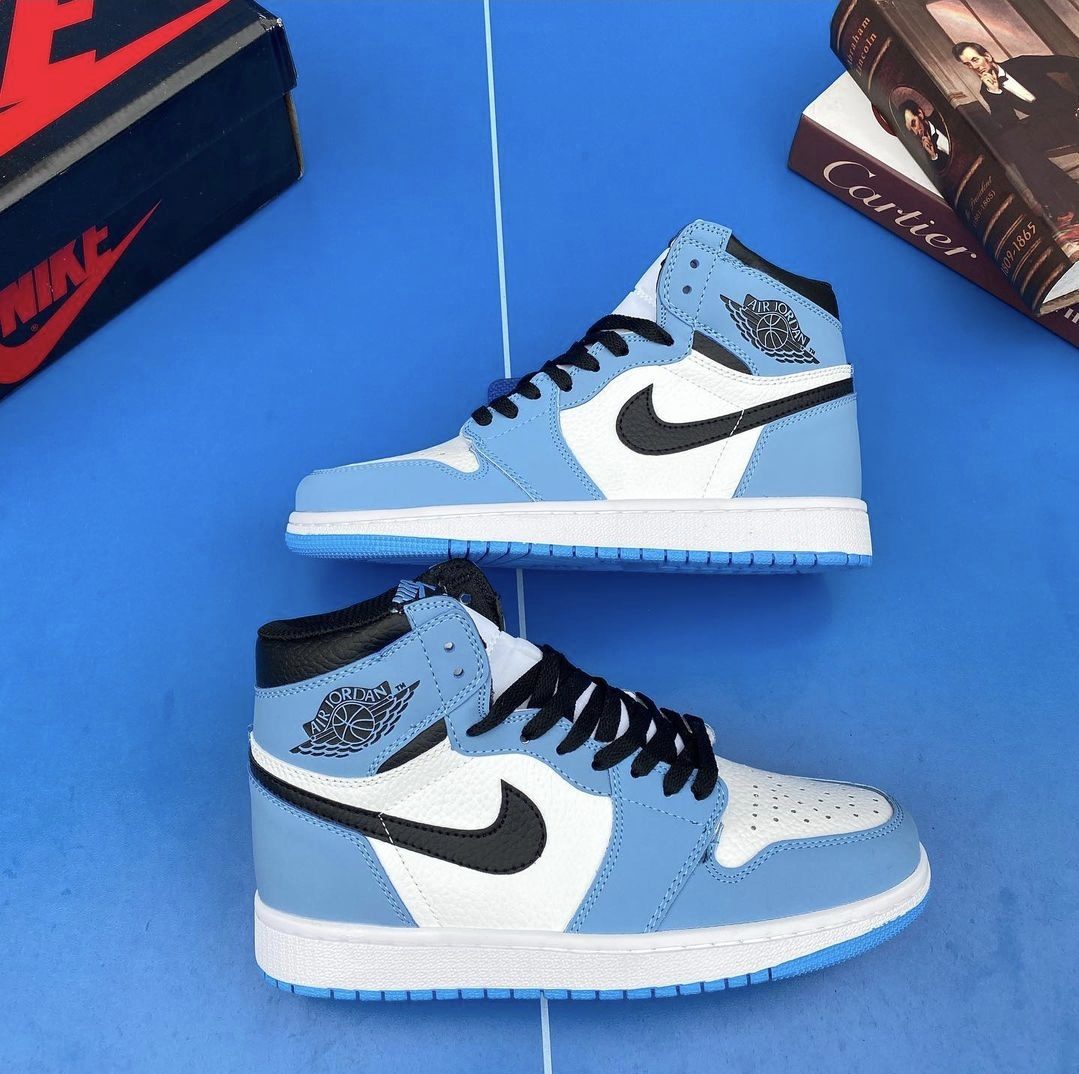 university blue jordan 1 reps