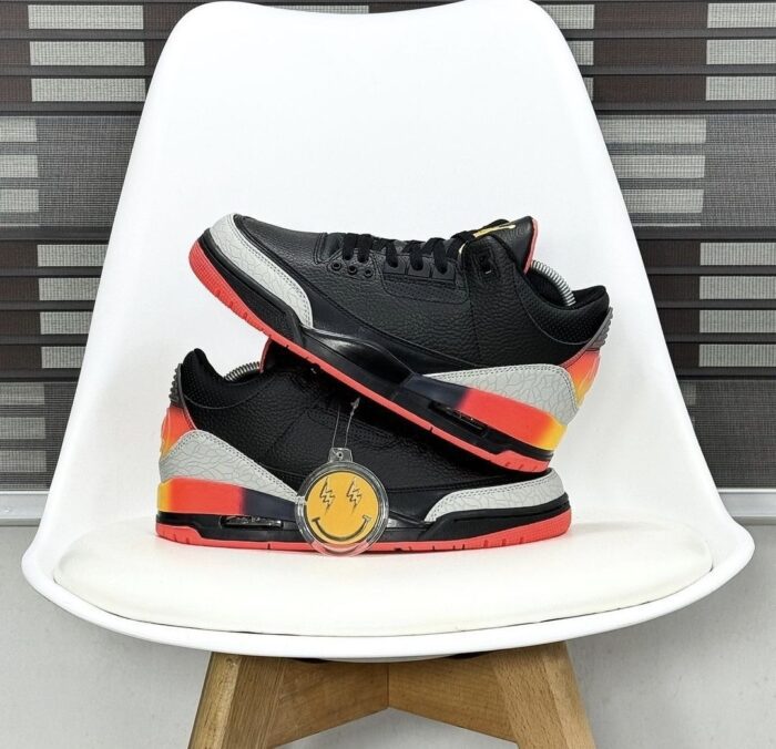 Jordan 3 Balvin Black
