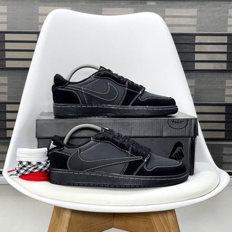 Travis Scott x Air Jordan 1 Low OG "Black Phantom"
